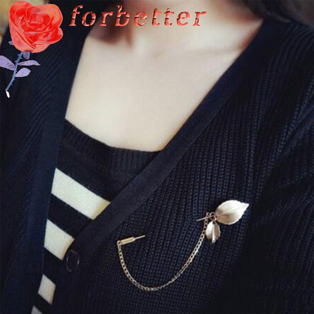 Trâm cài áo hình chiếc lá phong cách retro thời trang