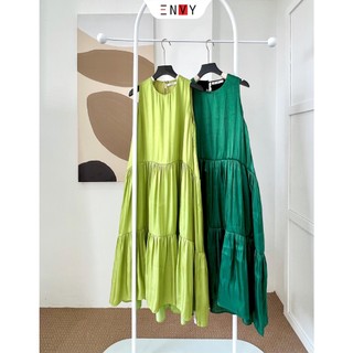 Đầm hai tầng dáng dài form rộng ENVY D184