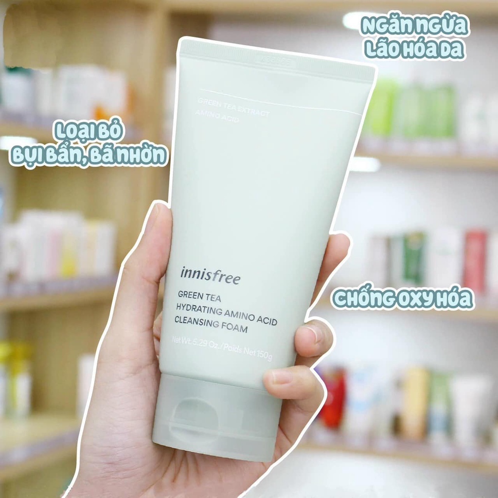 Sữa rửa mặt trà xanh innisfree