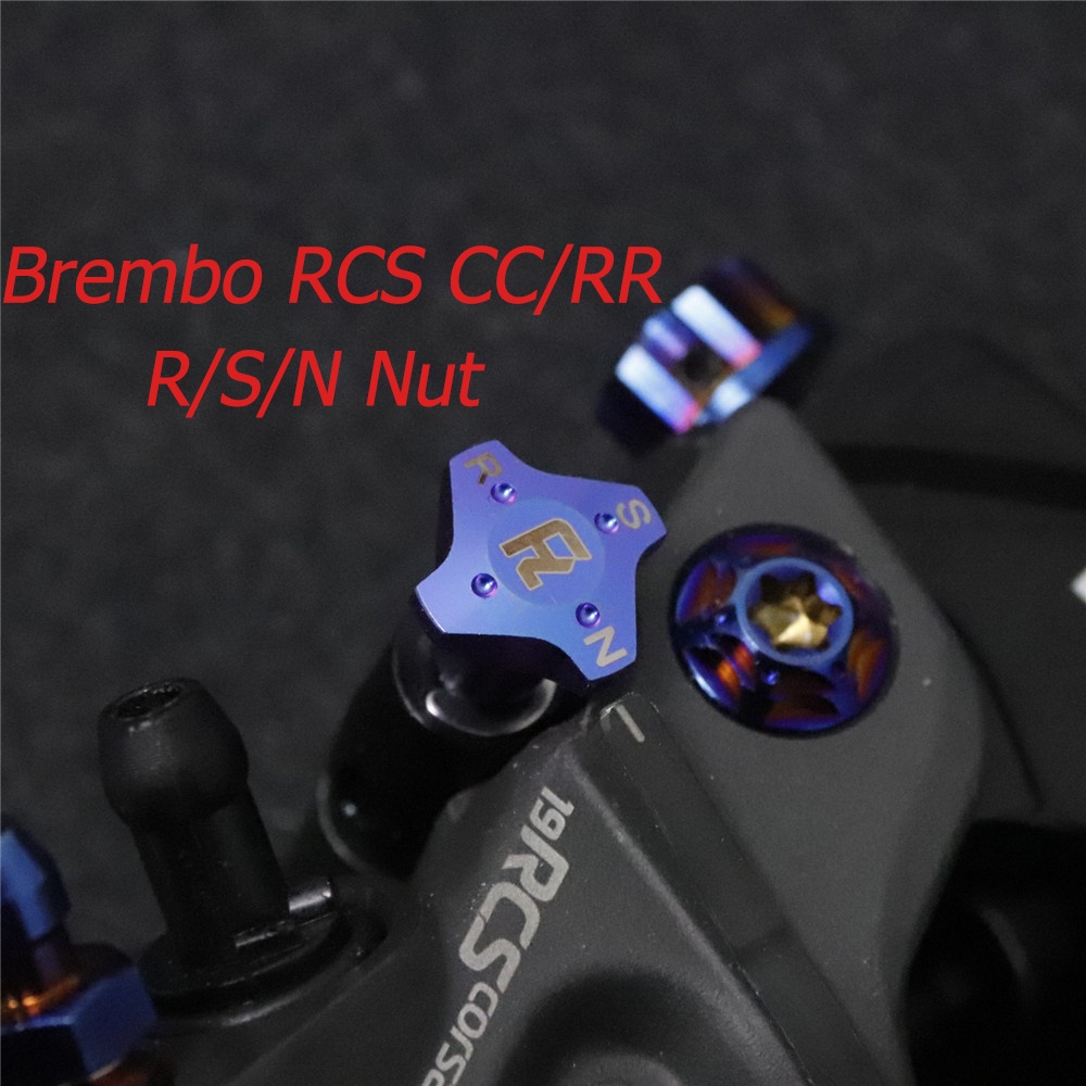 Bu Lông Tay Thắng CNC Hợp Kim Titan Cho Xe Mô Hình Điều Khiển Từ Xa Brembo RCS CC / RR 14 15 16 17 19 R / S / N