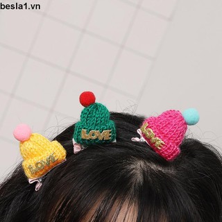 🎄🎄Kẹp Tóc Hình Nón Len Giáng Sinh Dễ Thương