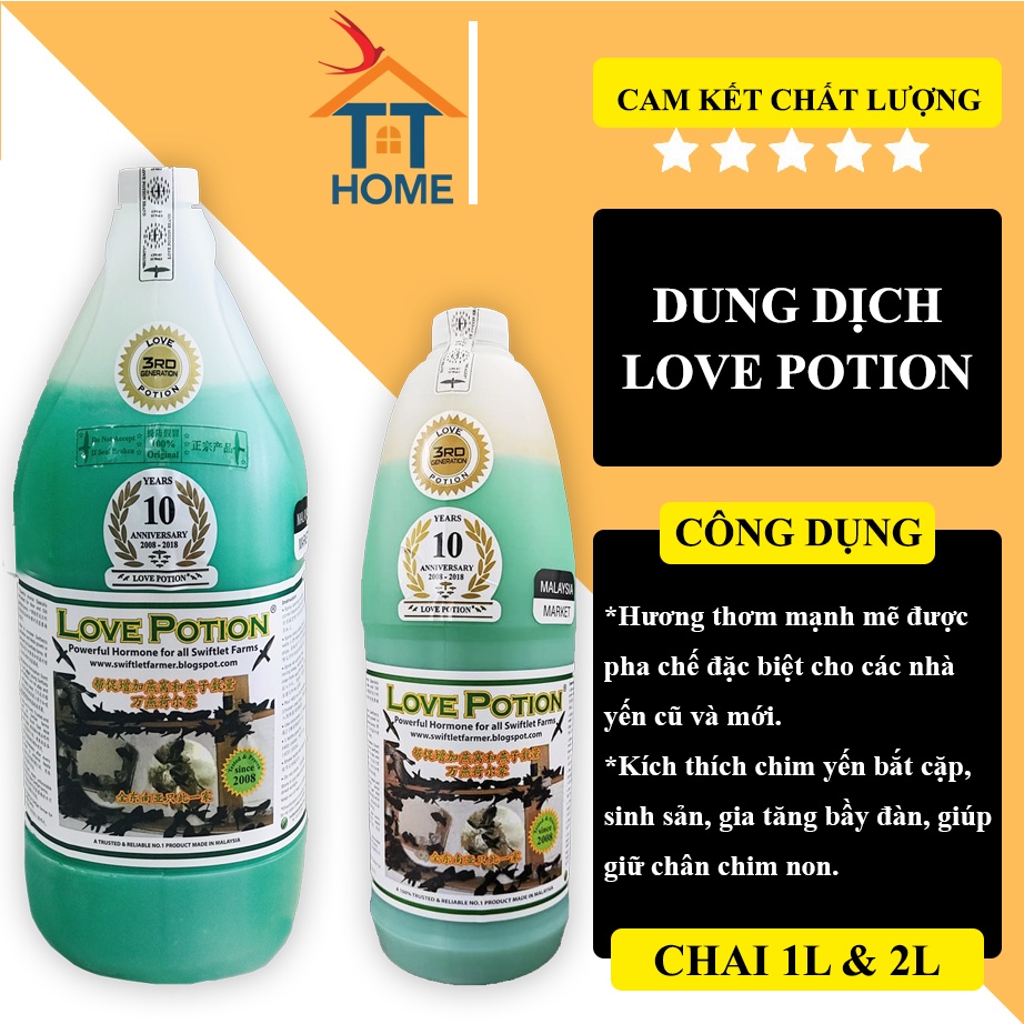 LOVEPOTION⚡ Dung dịch LOVEPOTION ⚡️ Giúp thu hút chim Yến