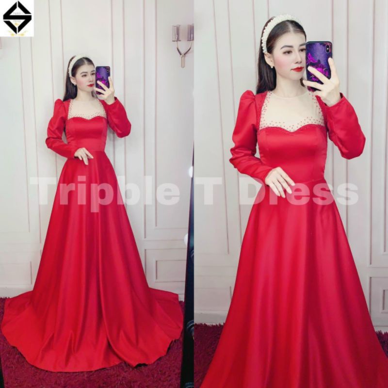 ĐẦM MIXI TAY DÀI KẾT PHA LÊ