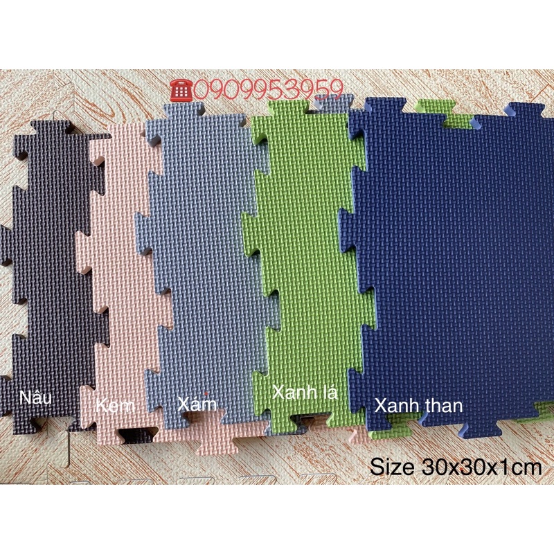 Combo 20 va 30 mieng Thảm xốp lót sàn 30x30x1cm