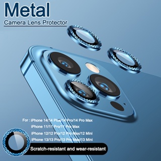 Miếng dán viền kim cương bảo vệ camera cho iPhone 14 Plus 11 12 13 Pro Max 13 Mini