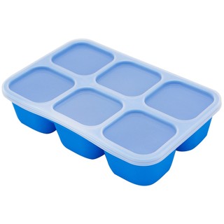 Khay silicon trữ đông đồ ăn dặm cho bé Marcus & Marcus - Lucas (60ml x 6 ngăn)