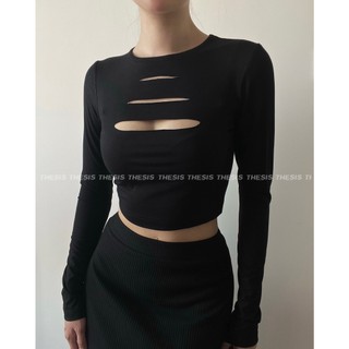 ÁO CROPTOP CUT-OUT Áo cut-out dài tay THESIS