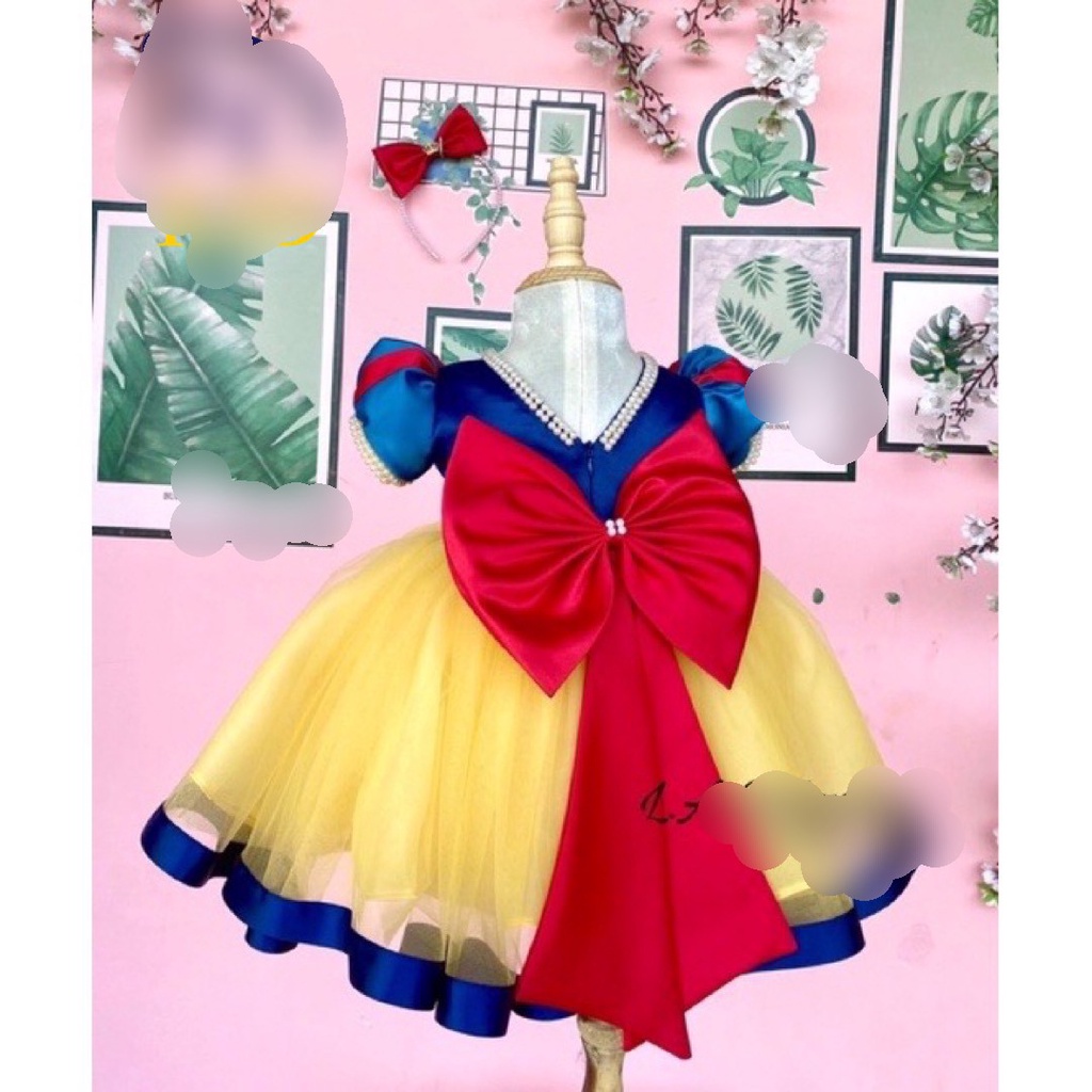 Mẫu 3/Váy  bạch tuyet cho bé kèm bờm ngọc cho bé ảnh thật cuối link