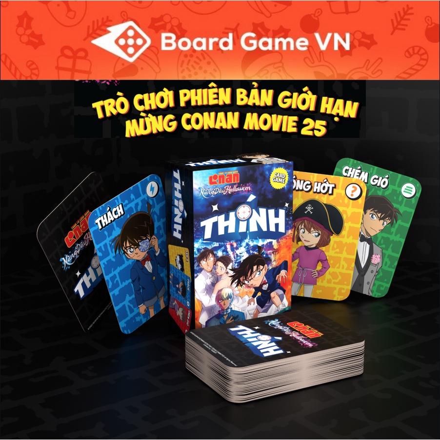  Conan Thính| Boardgame, bộ sưu tập card bo góc các thẻ nhân vật cực xinh | Boardgamevn