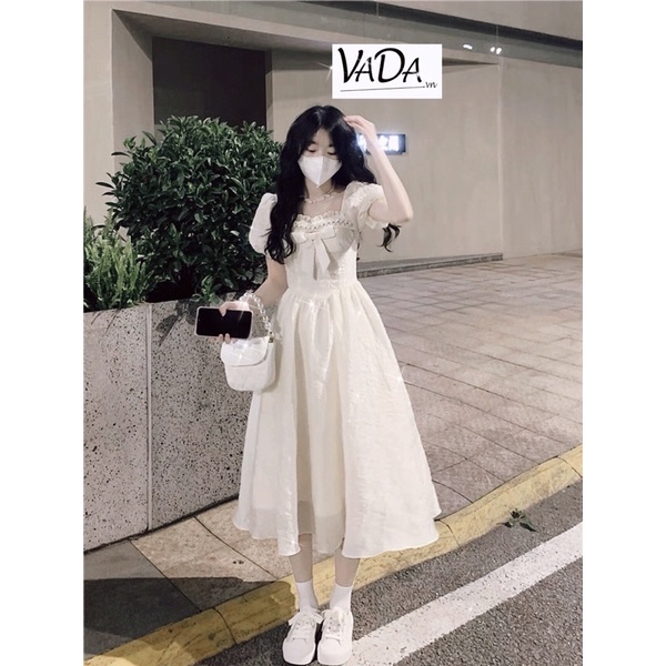 Đầm công chúa tay phồng siêu cute cho bạn gái