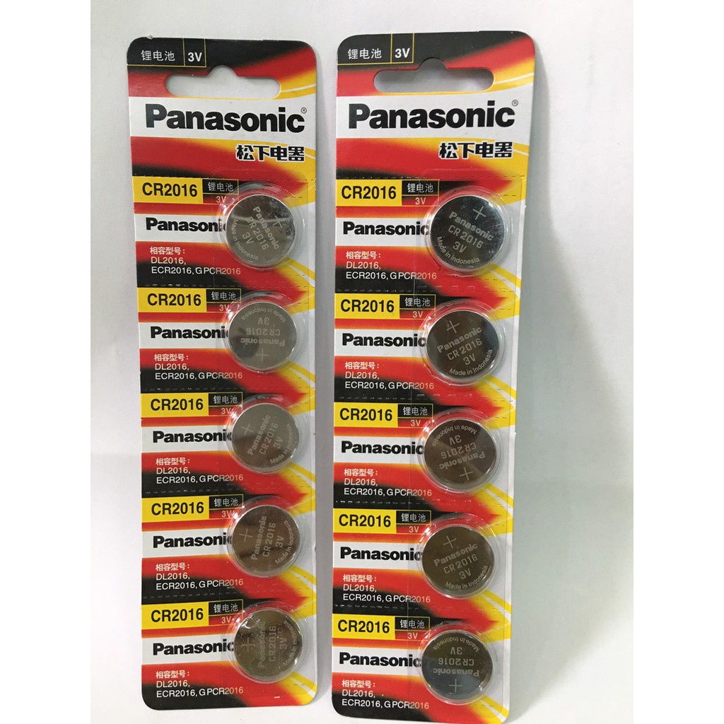 Vỉ 2 Viên Pin Panasonic CR2032 / CR2025 / CR2016 / CR1632 / CR1220 3V Lithium – Pin cúc Panasonic 3V Lithium vỉ 2 viên