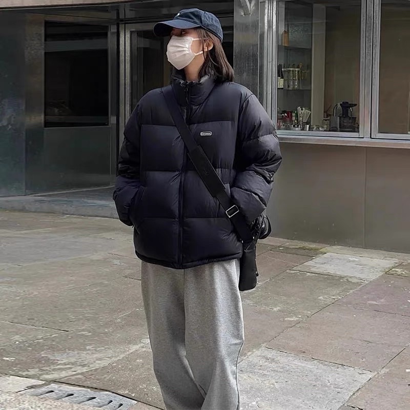 Áo phao béo dáng ngắn