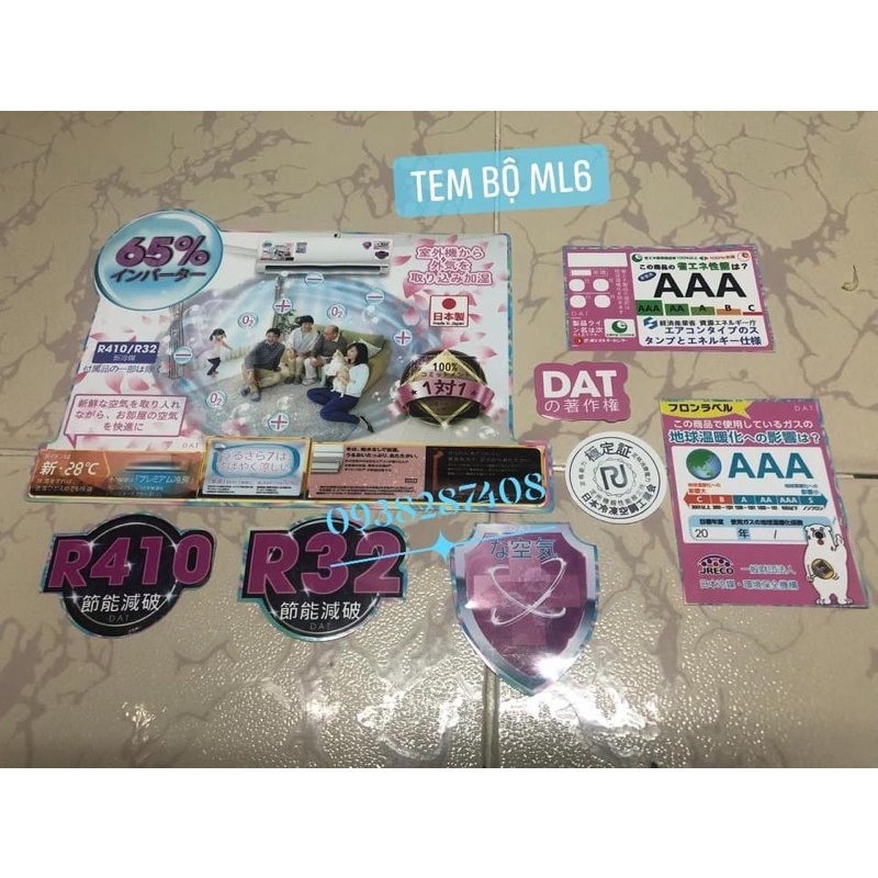 Tem dán điều hoà