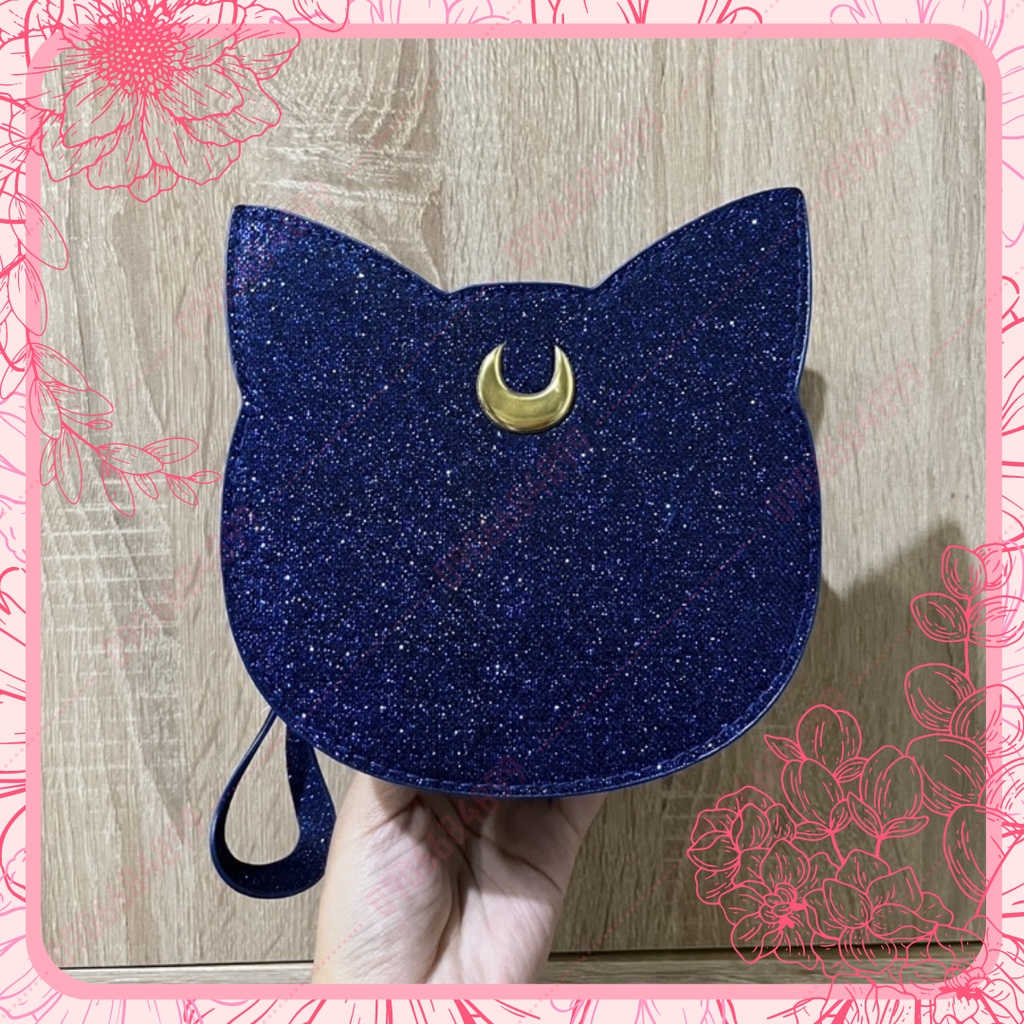 Túi đựng mỹ phẩm 🌙 SHU UEMURA 🌙 SAILOR MOON ENTERNAL LUNA POUCH