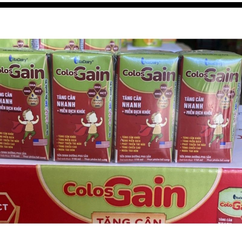 Sữa pha sẵn Colos Gain 110ml,180ml