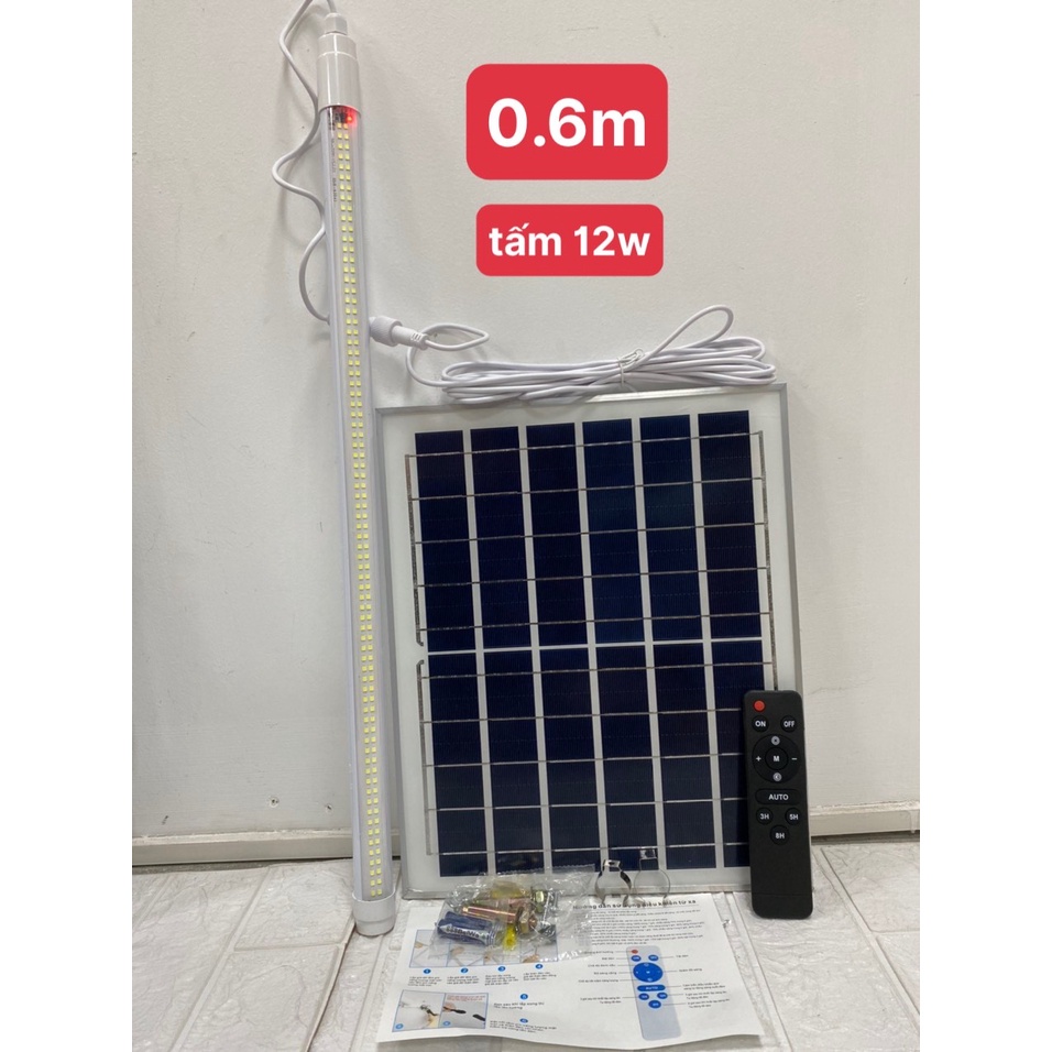 Đèn năng lượng mặt trời tuýt lắp trong nhà 1.2m. 0.9m 0.6m hàng mẫu mới bảo hành 2 năm