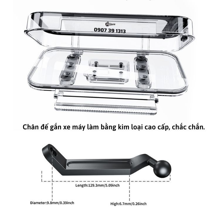 Giá Đỡ Điện Thoại Xe Máy Kẹp Đt Xe Máy Chống Nước Gắn Điện Thoại Trên Xe Máy Đa Năng