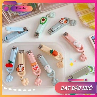 Bấm Móng Tay Nail Clipper Kèm Charm Chân Mèo Cute
