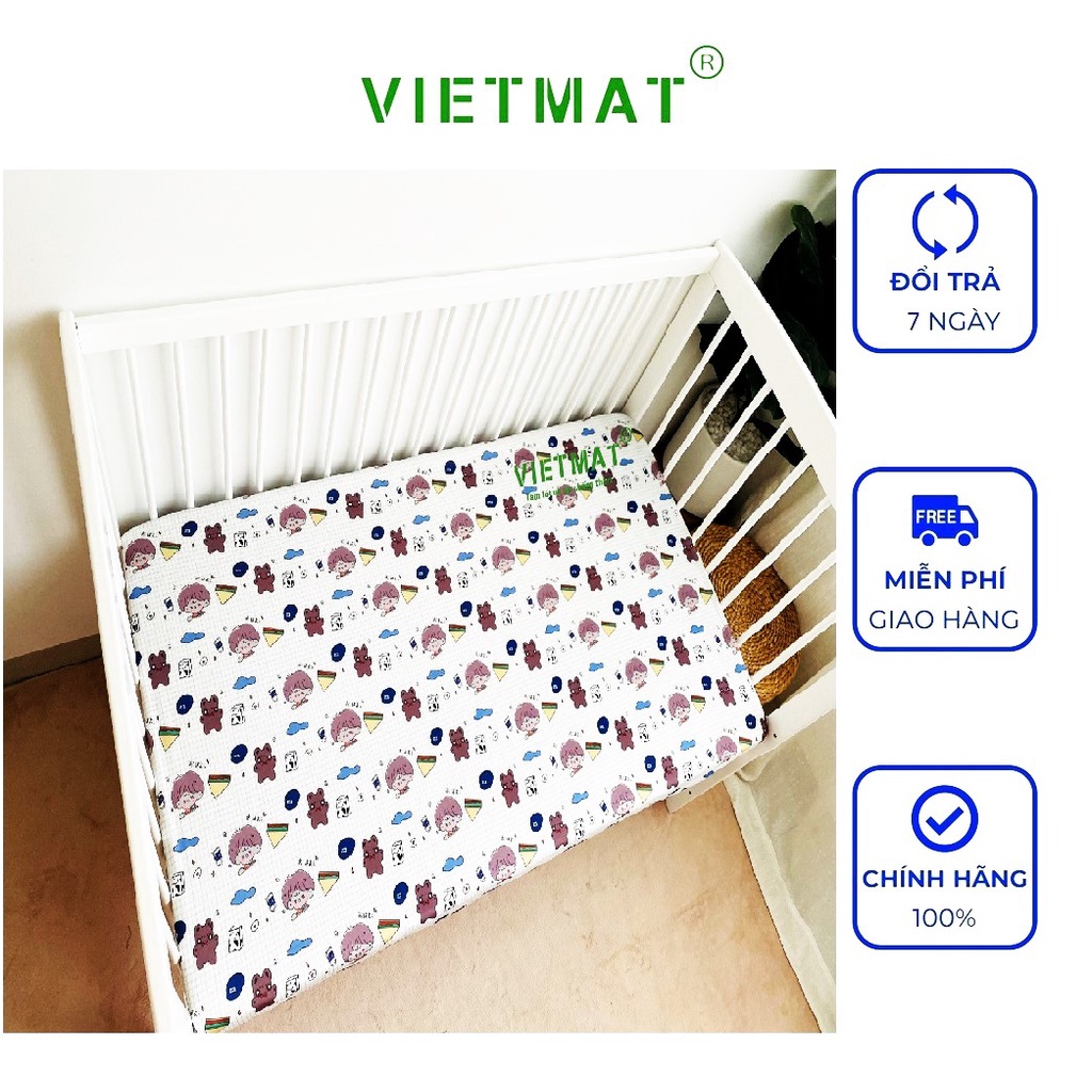 Ga chống thấm cotton Tilo bọc cũi lau được, nằm thoáng mát, không nóng bí, nhiều size lựa chọn