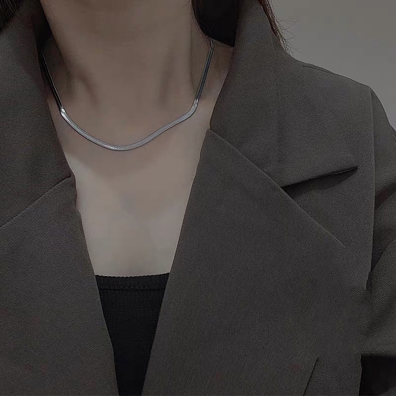 Dây chuyền nam sợi mãnh mì dẹp đẹp không đen- DCQCmi