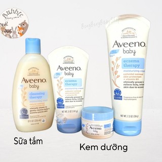 Kem bôi giảm chàm sữa, nẻ cho bé Aveeno Baby Eczema + quà tặng (tuýp aveeno 14gr)