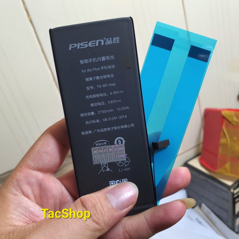 Pin i 6S Plus Pisen dung lượng 2750mAh chính hãng