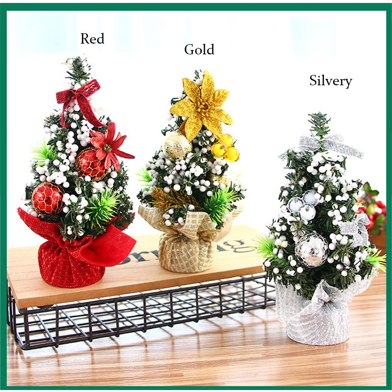 Cây thông noel MENG NI trang trí để bàn mini