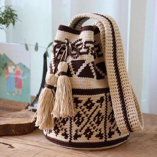 Cuộn len đan móc 100% cotton