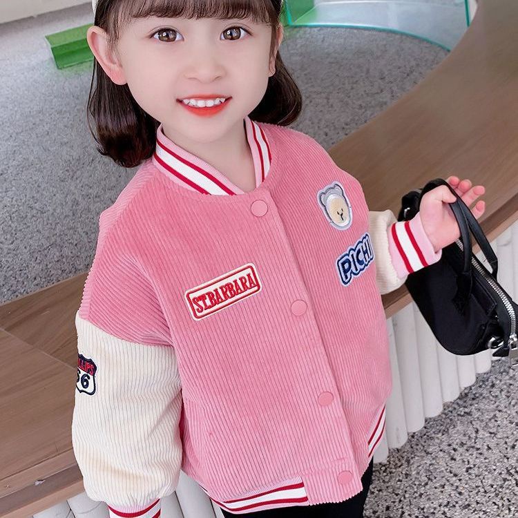 Áo Khoác Bóng Chày In Hoạt Hình Thời Trang Xuân Thu Hàn Quốc 2022 Cá Tính Cho Nữ