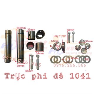 Phụ tùng hùng lỳ Trục ắc phi dê 1041 Samtin phụ tùng hùng lỳ