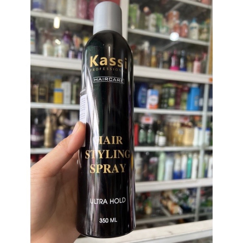 Keo xịt bóng tóc kasi 350ml & xpro  320 giữ nếp nhẹ siêu bóng
