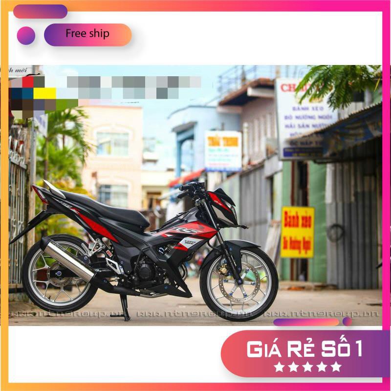 FREE SHIP + QUÀ TẶNG Tem rời xe SONIC 150 ĐỎ ĐEN