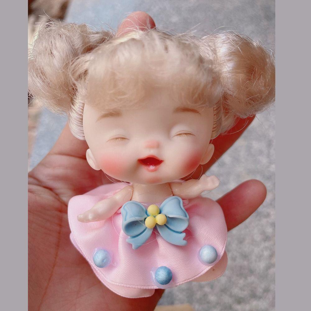 Bộ Tóc Giả Xoăn Nhiều Màu Sắc Dễ Thương Cho Búp Bê BJD