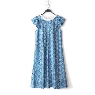 Đầm suông J.crew denim đục lỗ