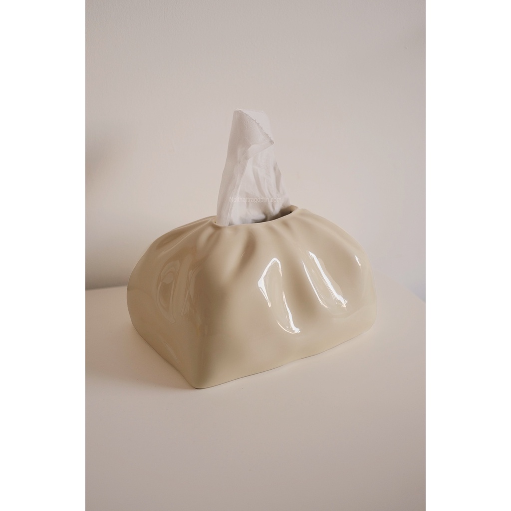 Hộp khăn giấy - hình túi