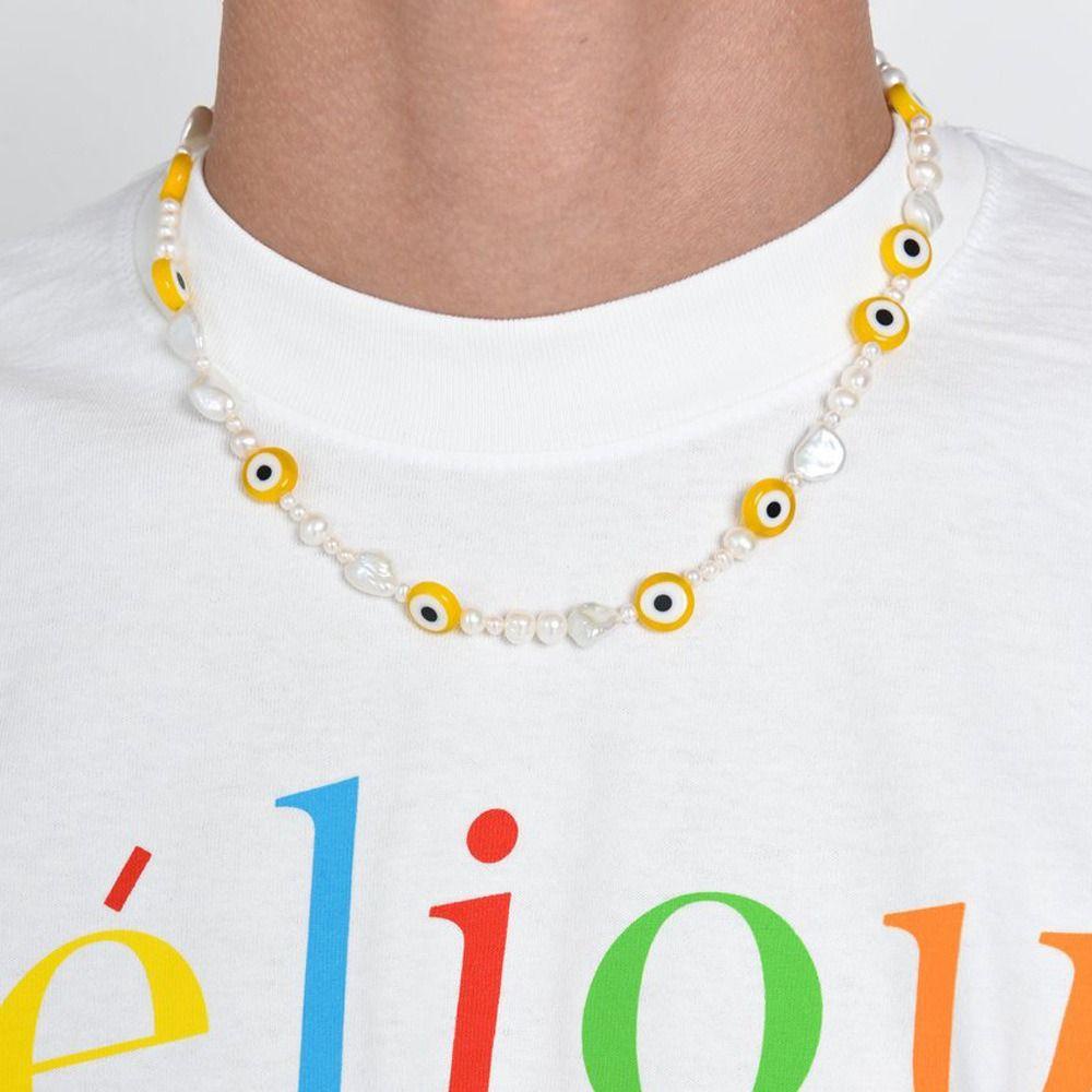 ANEMONE Vòng cổ Hạt Acrylic Phong Cách Bohemian Cổ Điển Sang Trọng