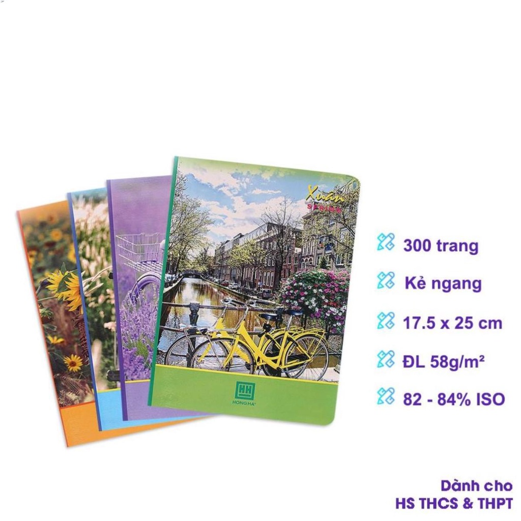 Vở kẻ ngang Hồng Hà 300 trang (1032)