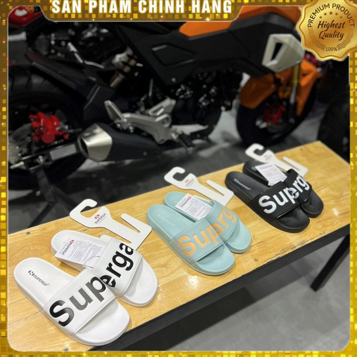 [Chính hãng-FAKE đền gấp 10] Dép Quai Ngang Superga S111I3WA0Y S111I3W909 S111I3W910 🔴Giảm 20K Khi Nhập Mã 🔴