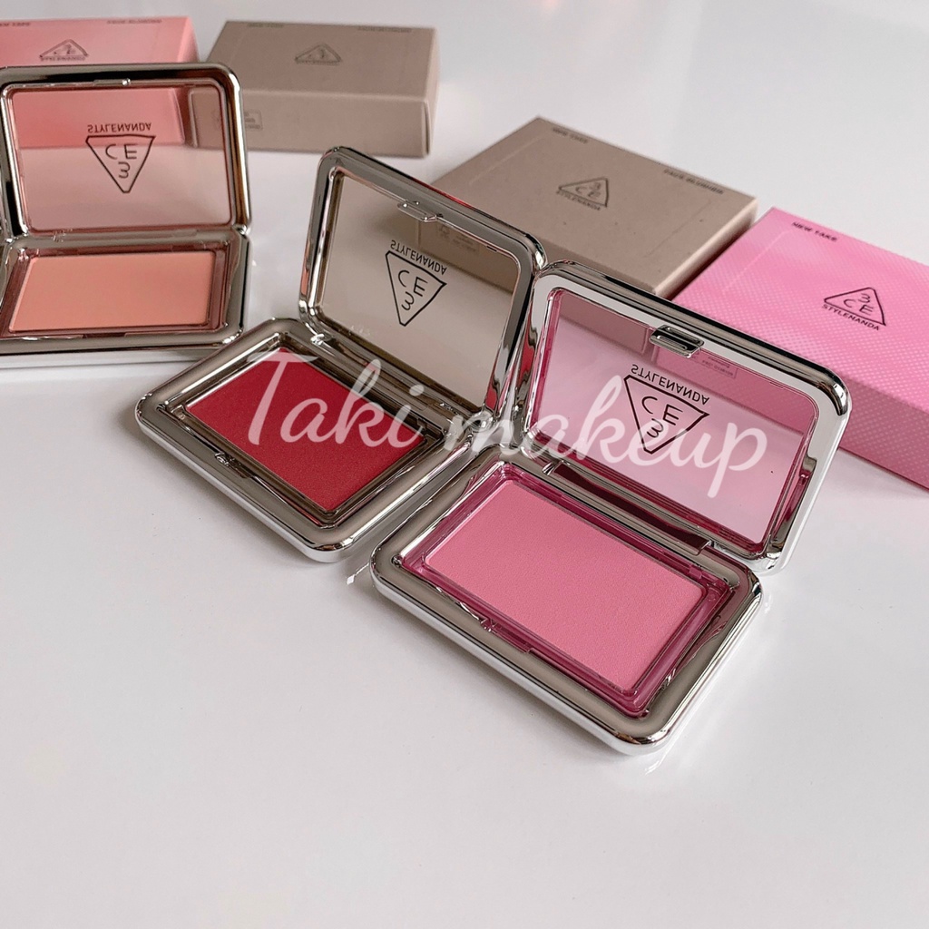 Má Hồng 3CE New Take Face Blusher [Youth Pink- The Motion- Haze Beige-Enjoyable-Friendly] | BigBuy360 - bigbuy360.vn