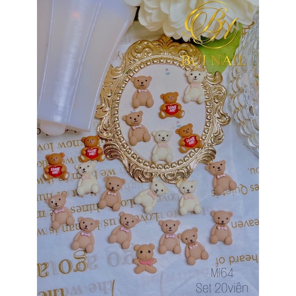 CHARM HÌNH G ẤU M164 SET 20 VIÊN