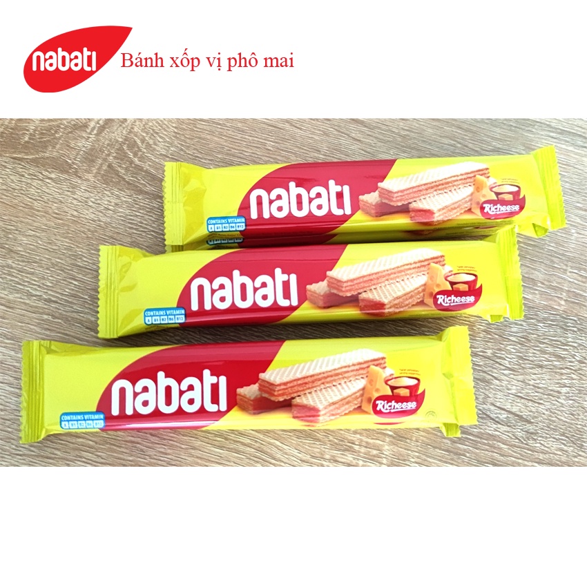 Bánh xốp nabati vị phô mai richeese hộp 320g 20 bánh 16g - ảnh sản phẩm 2