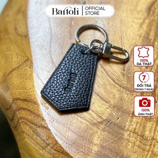 Móc khóa Bartoli da bò thật 1 lớp cao cấp handmade, móc chìa khóa xe túi xách balo thời trang 2022