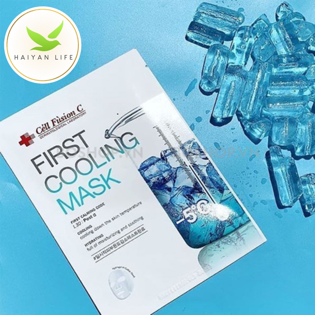 Mặt nạ dịu da khẩn cấp First Cooling Mask - Cell Fusion C Expert Hàn Quốc - hộp 5 miếng