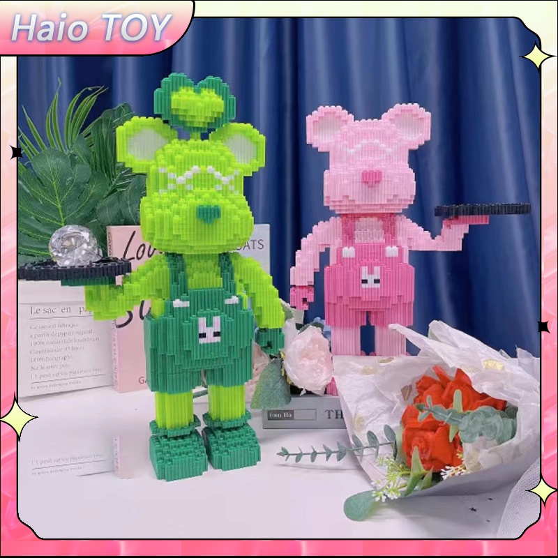 💚COD!!Mua một tặng một!!💚Tik Tok Mô hình lắp ráp mới Gấu BearBrick Lắp Ráp Khối Xây Dựng Dành Cho Bé Đồ Chơi Giáo Dục