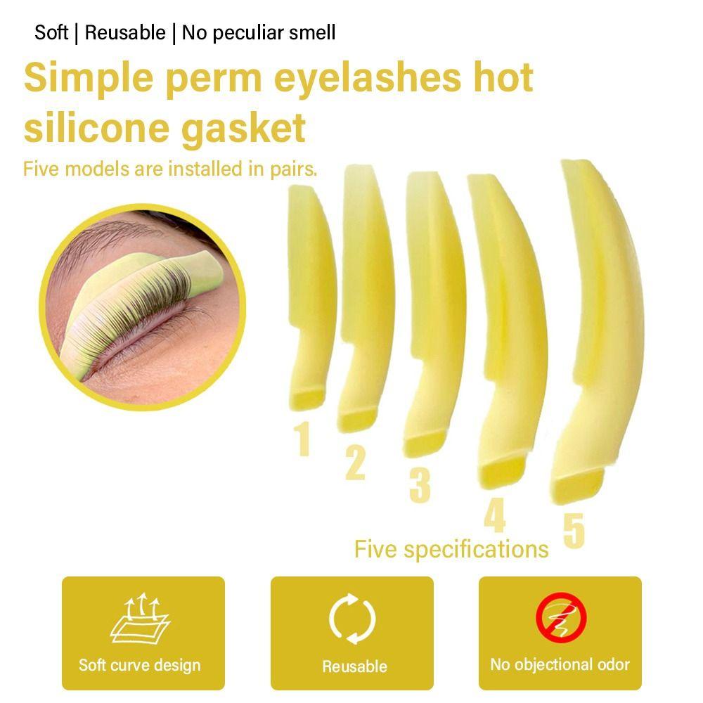 Miếng Đệm Nối Dài Lông Mi Thời Trang 5 Kích Thước Tùy Chọn Dành Cho Bạn Nữ