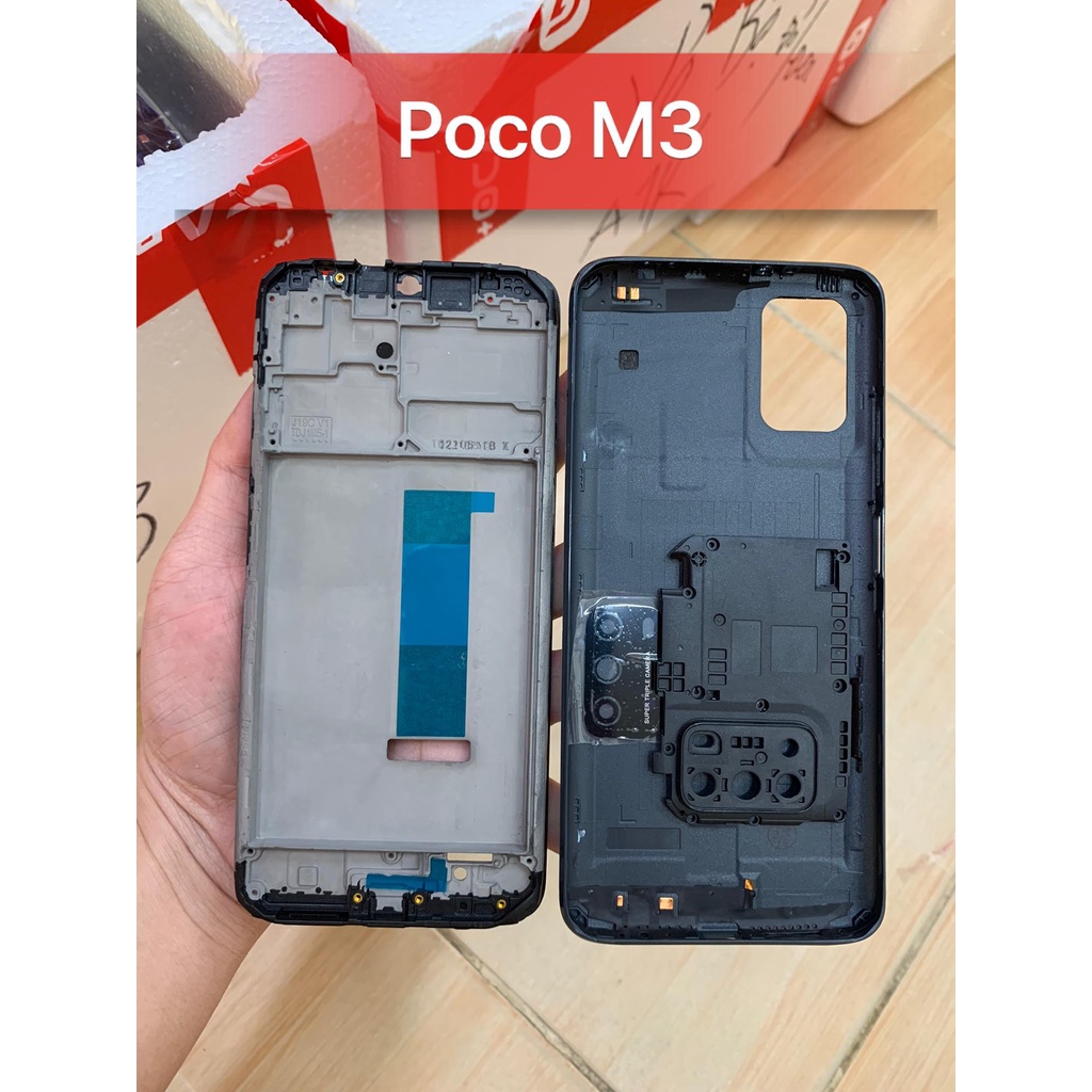 Vỏ bộ full Xiaomi Poco M3  zin new