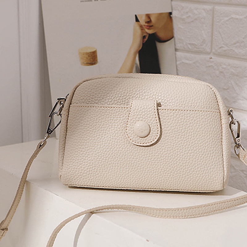 Túi Đeo Chéo Hình Vuông Nhỏ Đơn Giản Thời Trang Hàn Quốc Cho Nữ