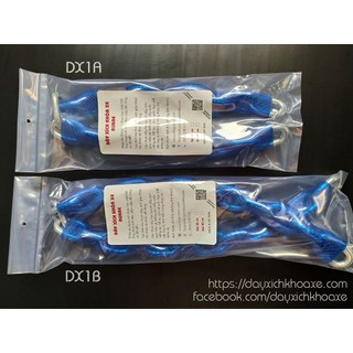 Dây Xích Khóa Xe Aurae - DX1B (Xích 8 ly - Nhựa dày 3mm - Màu Xanh - 82cm)