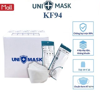 Thùng 300 Chiếc Khẩu trang 4 Lớp KF94 UNI MASK Chống Bụi Mịn