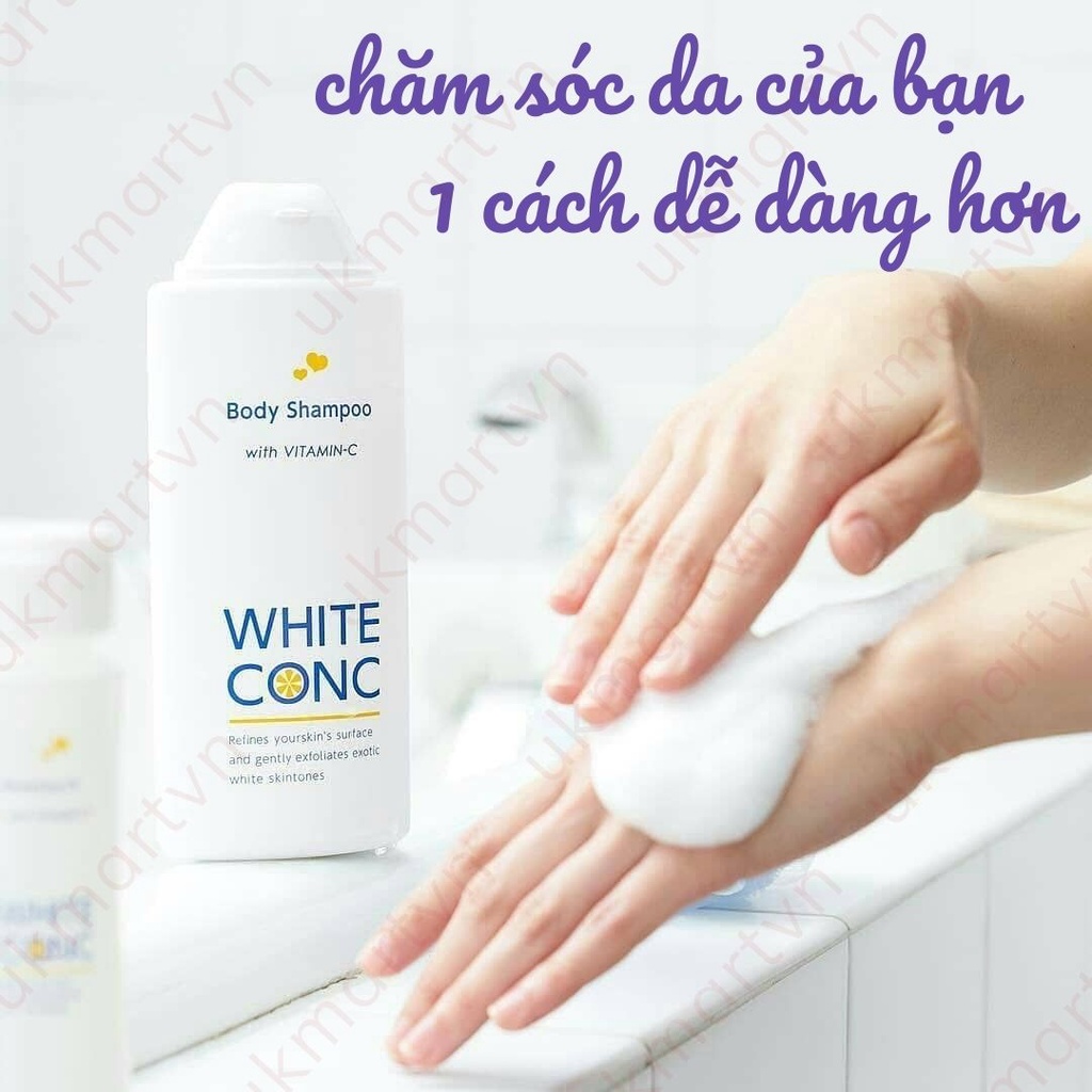 Sữa Tắm Trắng Da White Conc 360ml